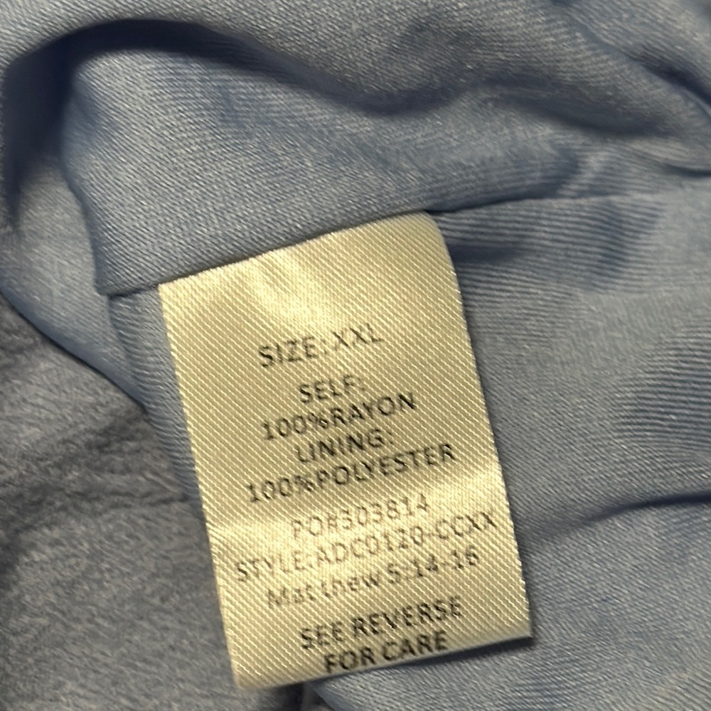Elegant Sky Blue High Low Dress - Picture 5 of 6